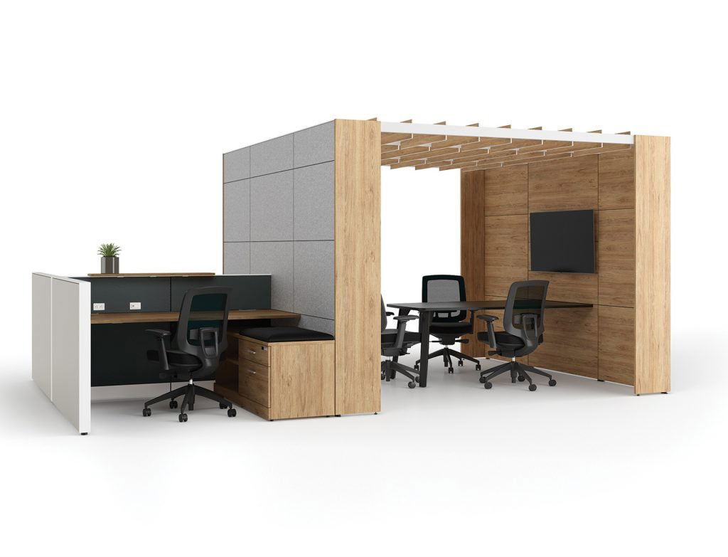 Modern Office Furniture Layout Axel_poste1